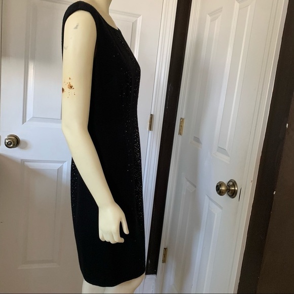 𝅺NEW with tags Lafayette 148 New York Savannah Dress Black & Cream 4 - Picture 6 of 13